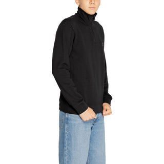 Schwarzes Baumwoll-Sweatshirt