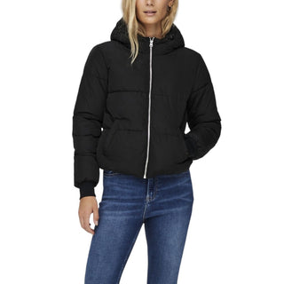 Black Polyester Shell Jacket