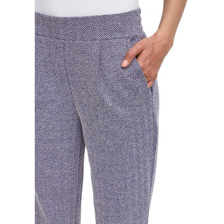 Pantalones ajustados azules de poliéster