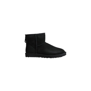 Schwarze Wildleder-Stiefeletten