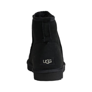 Schwarze Wildleder-Stiefeletten
