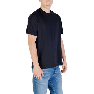 Graues Baumwoll-T-Shirt