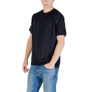 Graues Baumwoll-T-Shirt