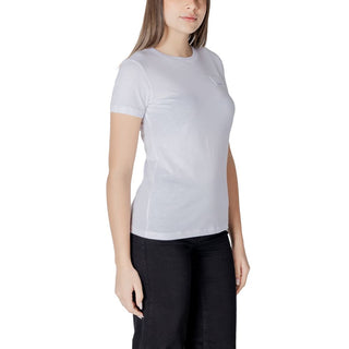 Weißes Baumwoll-T-Shirt