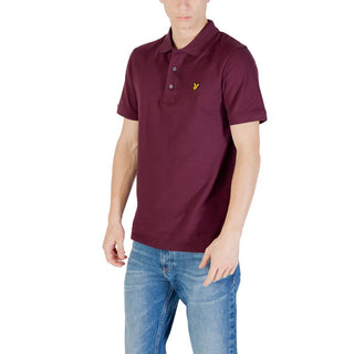 Baumwoll-Polohemd Bordeaux