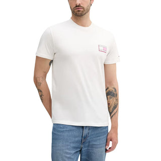 Camiseta de algodón reciclado crema