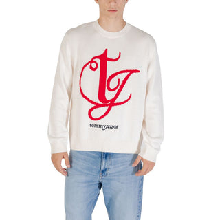 Cremefarbenes Sweatshirt aus recycelter Baumwolle