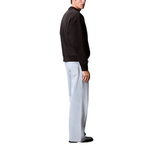 Schwarzes Baumwoll-Sweatshirt