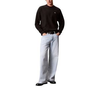 Schwarzes Baumwoll-Sweatshirt