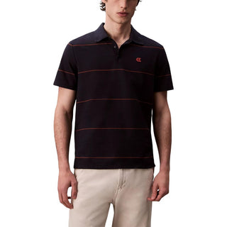 Polo de algodón azul