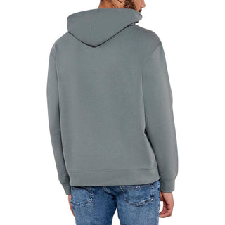 Sudadera con capucha gris de algodón