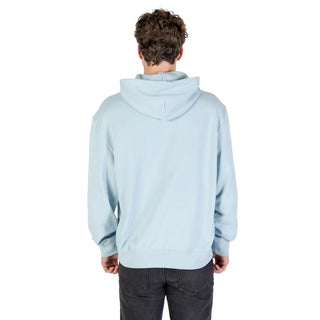 Blauer Baumwoll-Hoodie