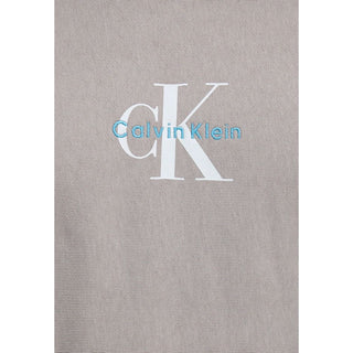 Sudadera con capucha gris de algodón