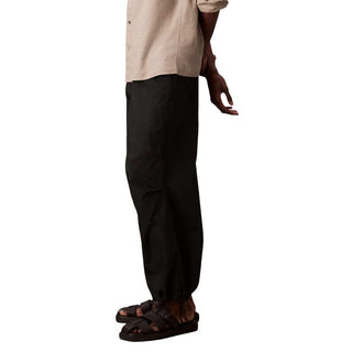 Pantalones jogger negros de algodón (para hacer ejercicio)  