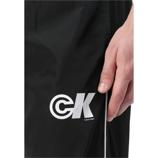 Pantalones jogger negros de poliéster (pantalones para entrenamiento)