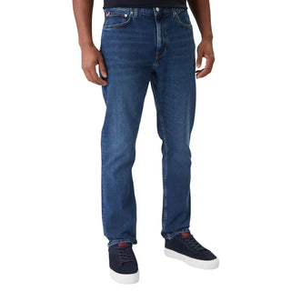 Jeans de Algodón Reciclado Azul Corte Relajado