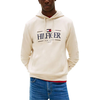 Sudadera con Capucha de Algodón Orgánico Beige