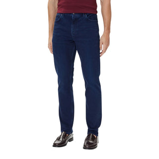 Jeans de Algodón Reciclado Azul Corte Relajado