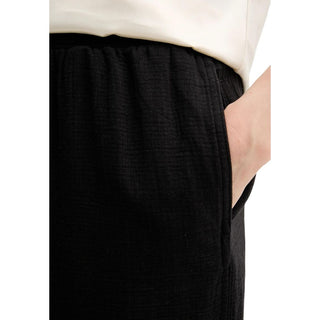 Pantalones jogger negros de algodón (para hacer ejercicio)  