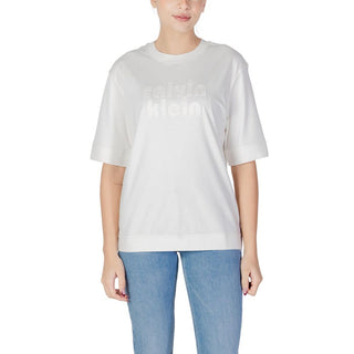 Camiseta de algodón blanca
