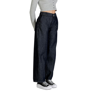 Jeans bootcut azules de algodón