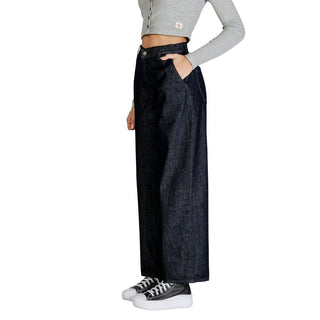 Jeans bootcut azules de algodón