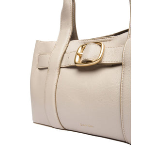 Bolso de mano gris de polietileno
