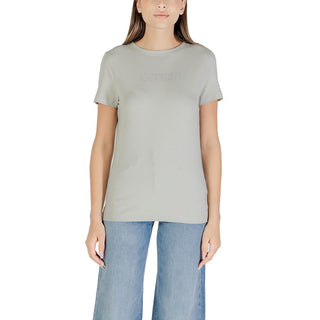 Grünes Baumwoll-T-Shirt
