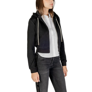 Black Polyester Hoodie
