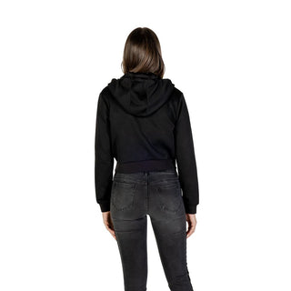 Black Polyester Hoodie