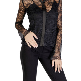 Black Polyamide Blouse
