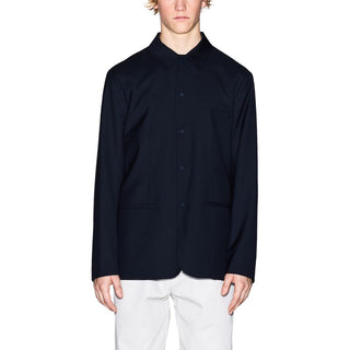 Blazer de poliéster negro