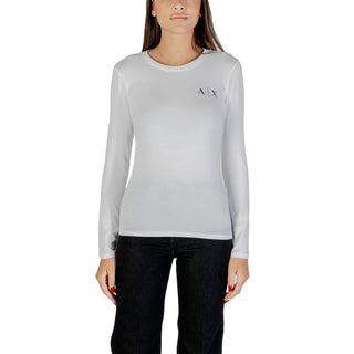 White Cotton Long Sleeve T-Shirt