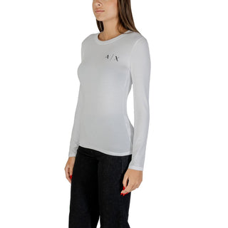 White Cotton Long Sleeve T-Shirt
