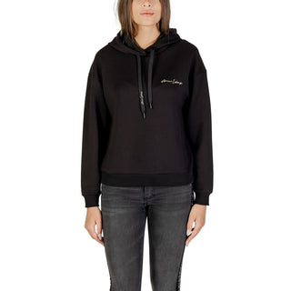 Zweifarbiger Viskose-Kapuzenpullover
