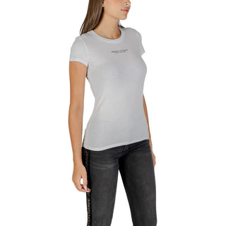 Weißes Baumwoll-T-Shirt