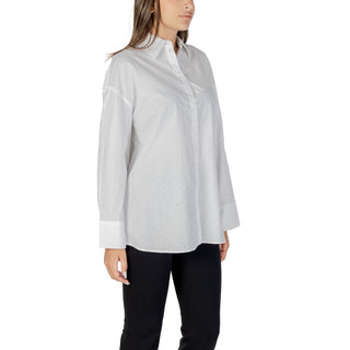 Weiße Baumwollbluse