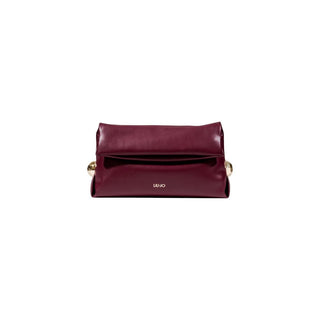 Bordeaux Polyethylene Clutch Bag