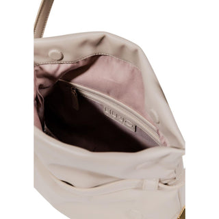 Beige Polyethylen-Clutch
