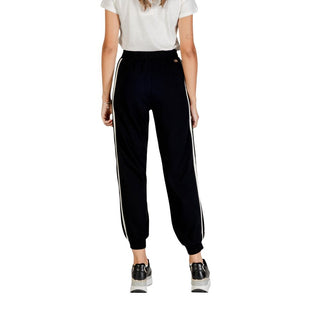 Black And White Cotton Joggers (Workout Pants)