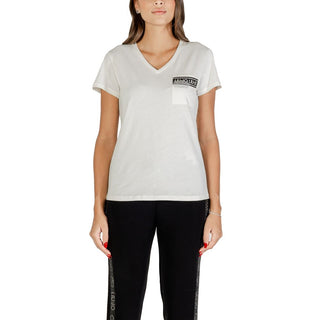 Weißes Baumwoll-T-Shirt