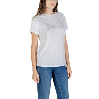 Weißes Baumwoll-T-Shirt