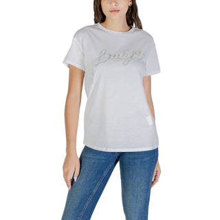 Weißes Baumwoll-T-Shirt