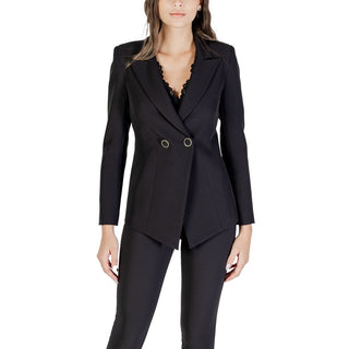 Black Polyester Blazer