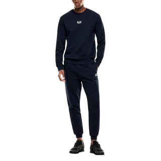 Sudadera azul de algodón