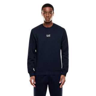 Sudadera azul de algodón