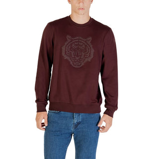 Bordeaux-Baumwoll-Sweatshirt