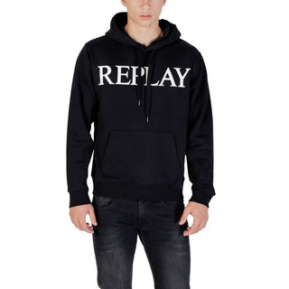 Black Cotton Hoodie