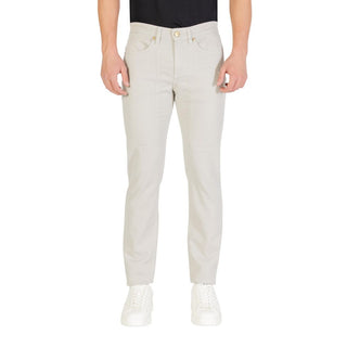 Gray Cotton Skinny Jeans