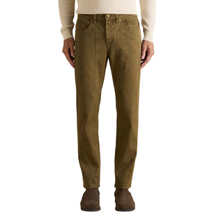 Brown Cotton Skinny Jeans